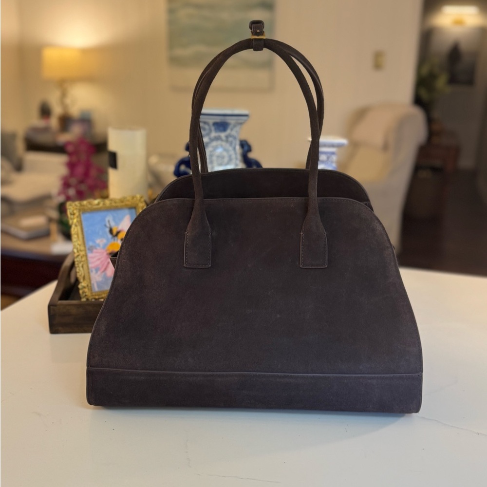 ๐ค MARGAUX STEVE MADDEN HEIDEE LEATHER BROWN SUEDE BAG! - Picture 3 of 14